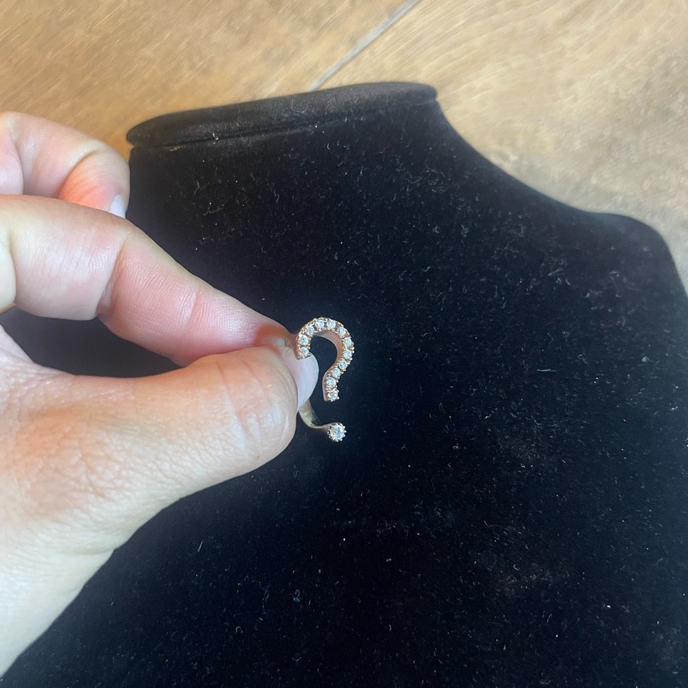 Question Mark shaped 6.5 Ring - Picture 6 of 6